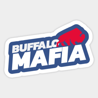 Buffalo NY Buffalo Mafia Bills Mafia Football Sticker